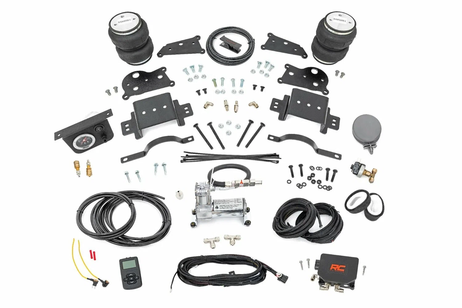 Fits Ram 2500(14-22) Air Spring w_compressor Wireless Controller 4_ Lift 10033WC